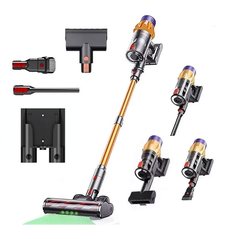 V18 cordless vacuum with mite brush configuration for reseller bundle sales