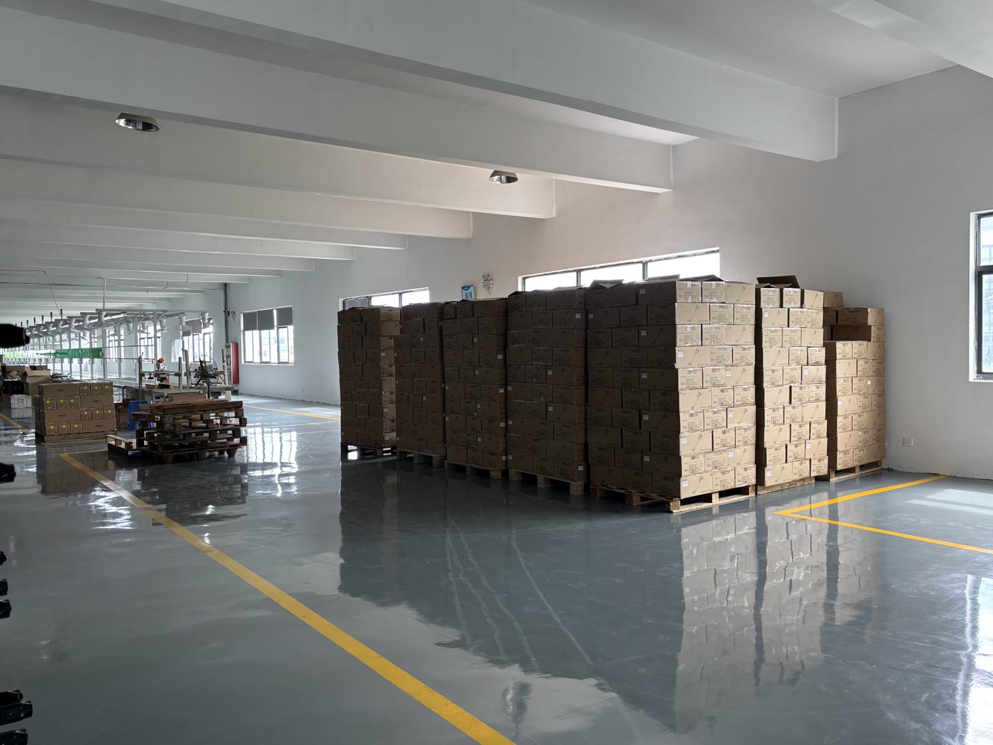 Finished cleaning appliances prepared for dispatch