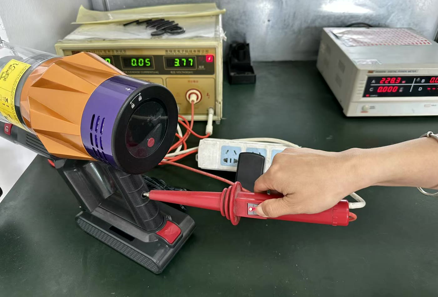 Cleaning appliance sample validation
