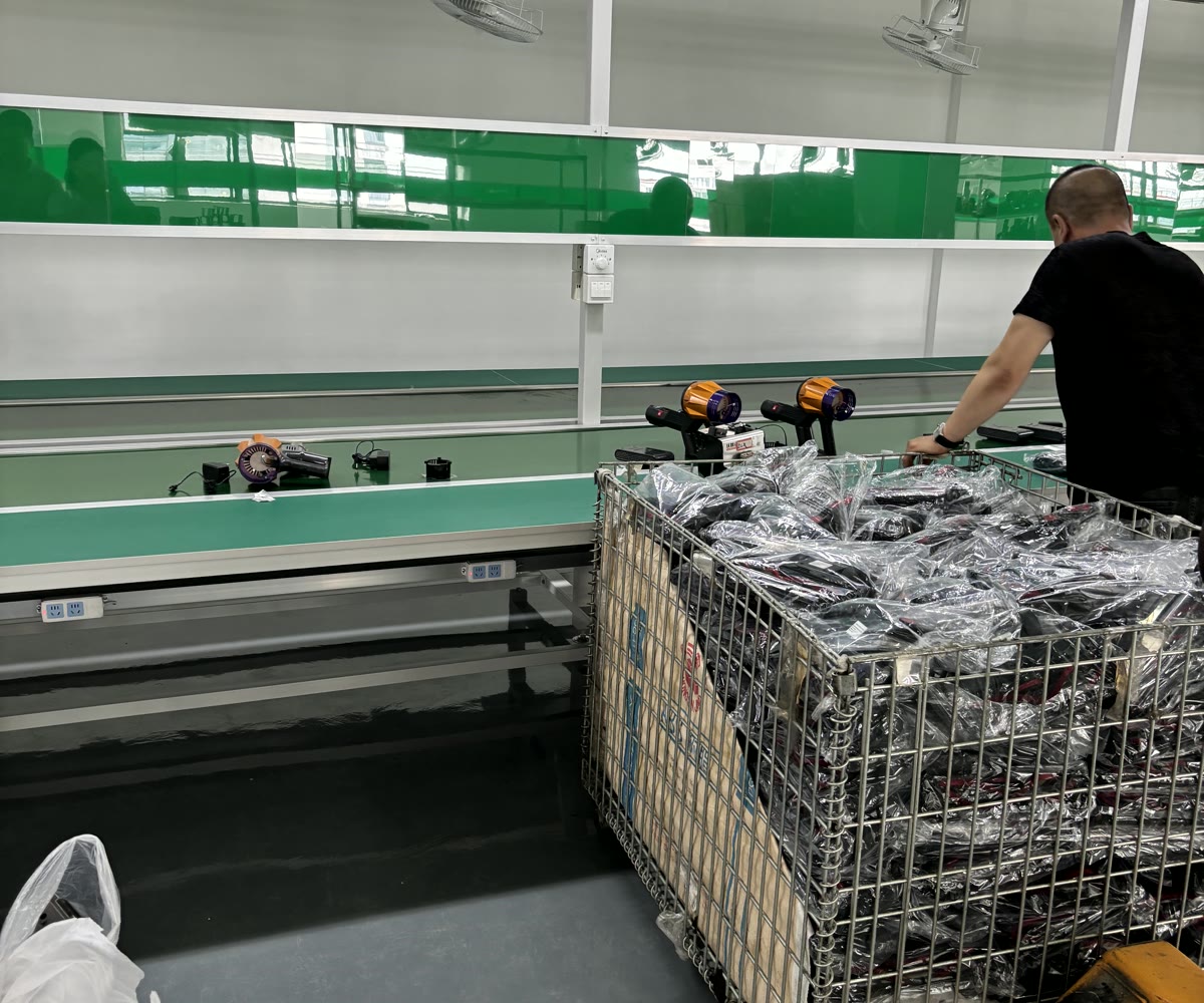 Cleaning appliance production and quality control