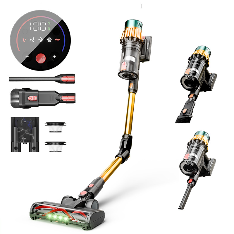 V22 cordless vacuum with folding tube