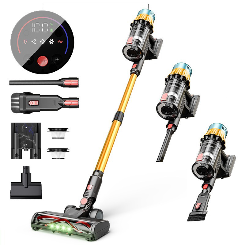 V22 cordless vacuum with mite brush